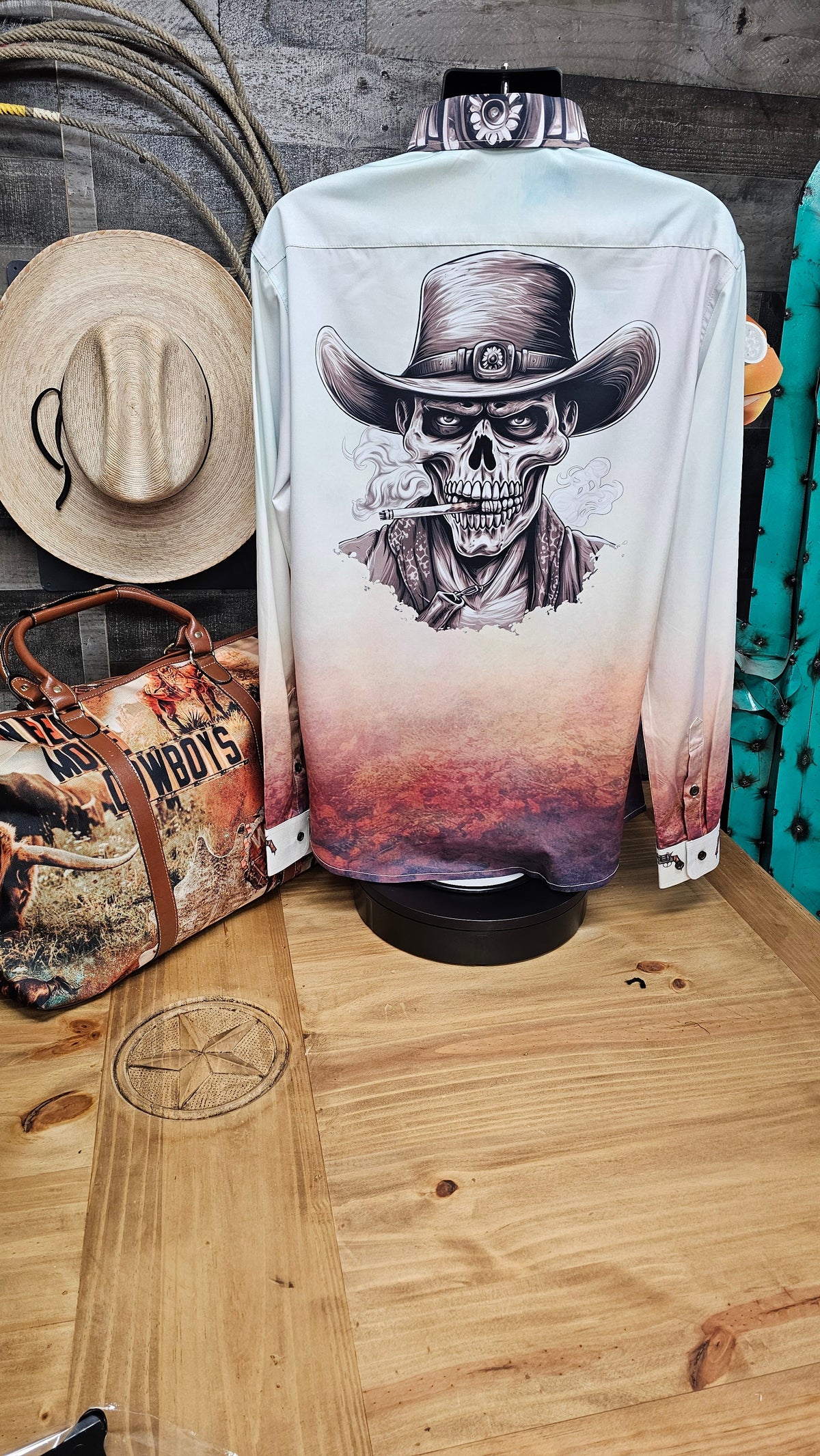 Baha Ranch Rebel Cowboy 2A Arena Button Up Shirt