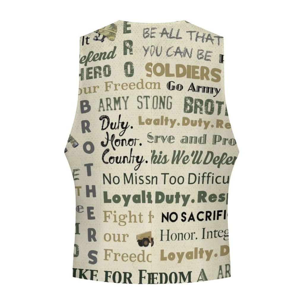 Baha Ranch Freedom Patriot Men's Western Vest