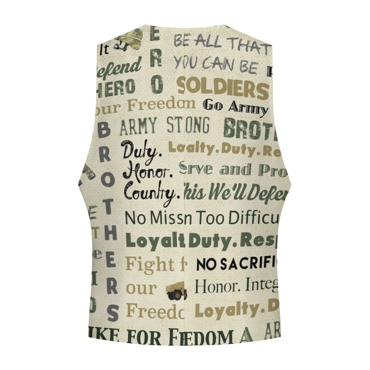 Baha Ranch Freedom Patriot Men's Western Vest