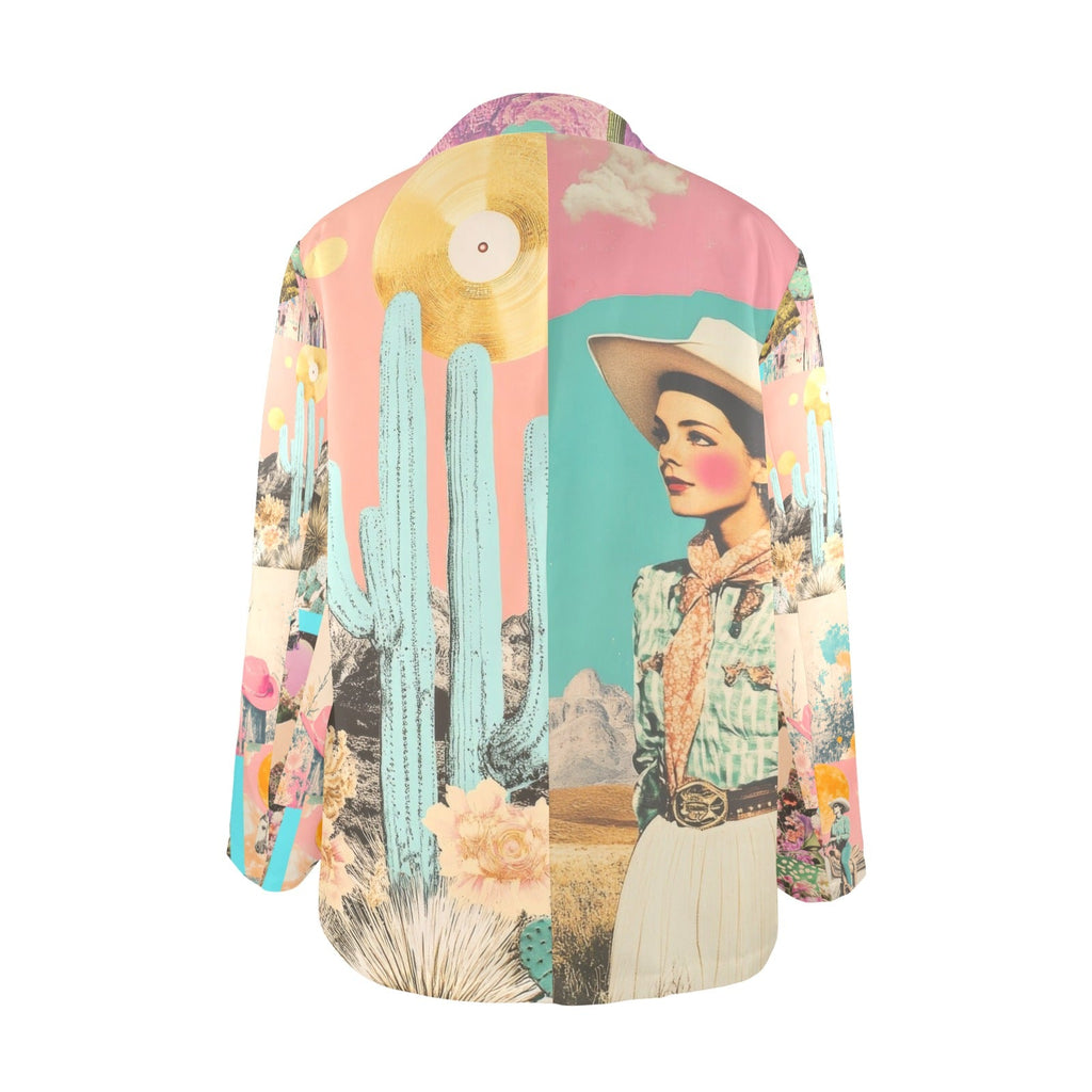 Baha Ranch Retro Pop Western Pop Cowgirl Blazer