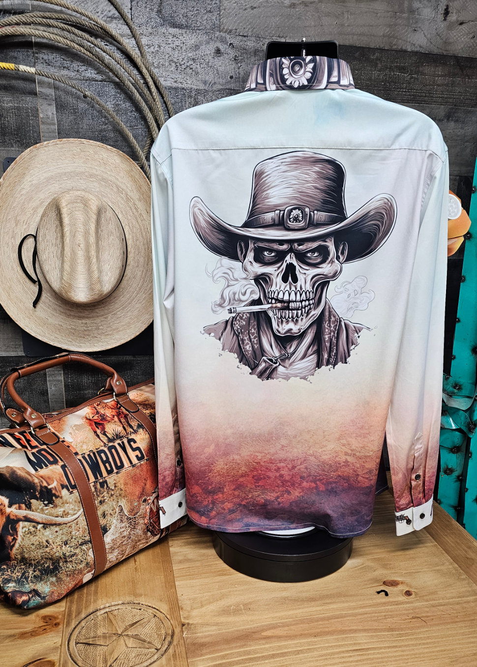 Baha Ranch Rebel Cowboy 2A Arena Button Up Shirt