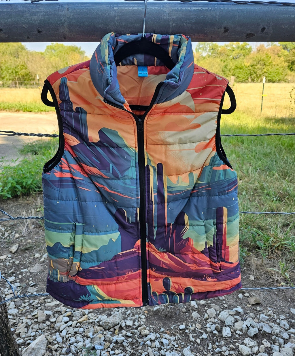 Baha Ranch Desert Canyon Women's Western Puffy Vest