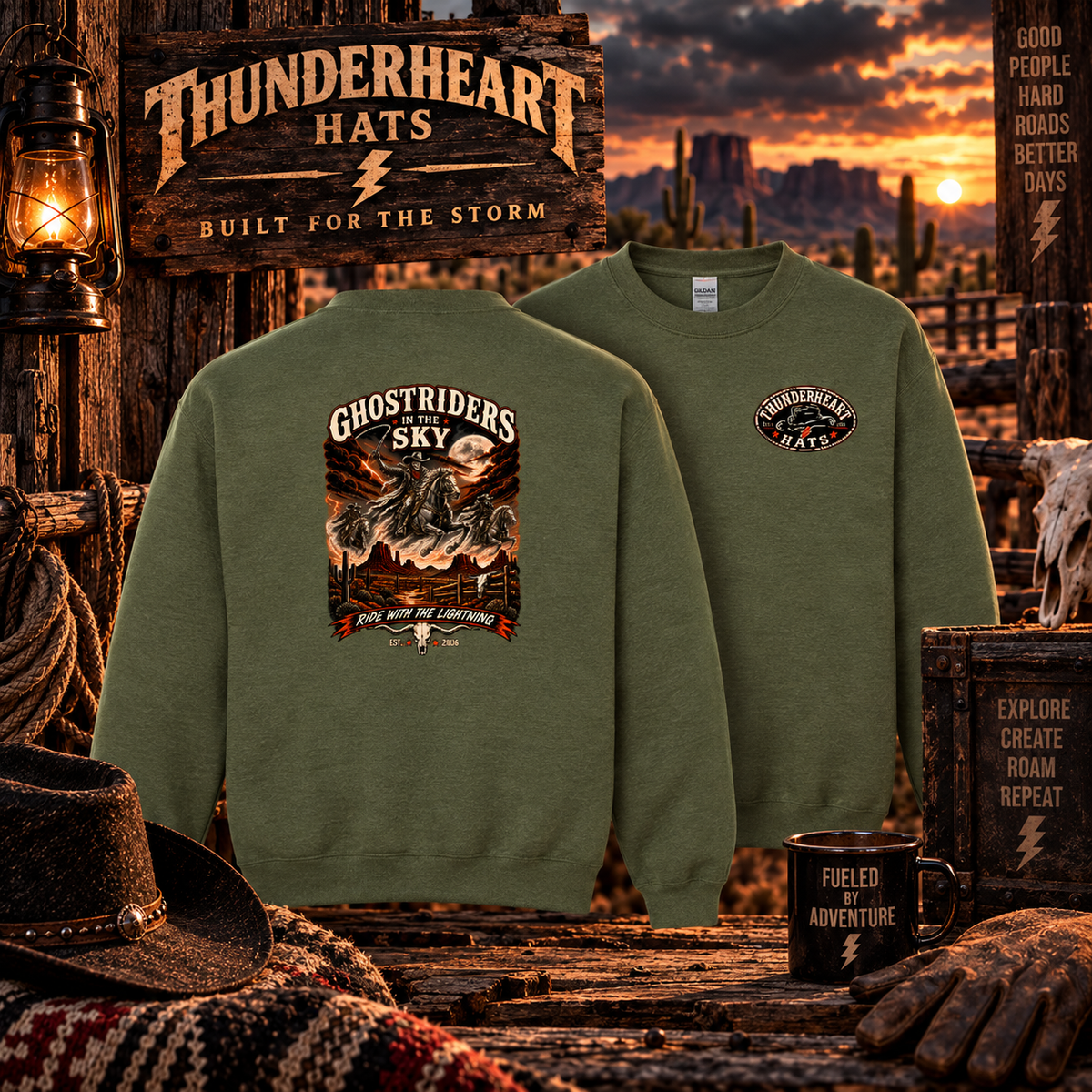 Ghostrider Crewneck