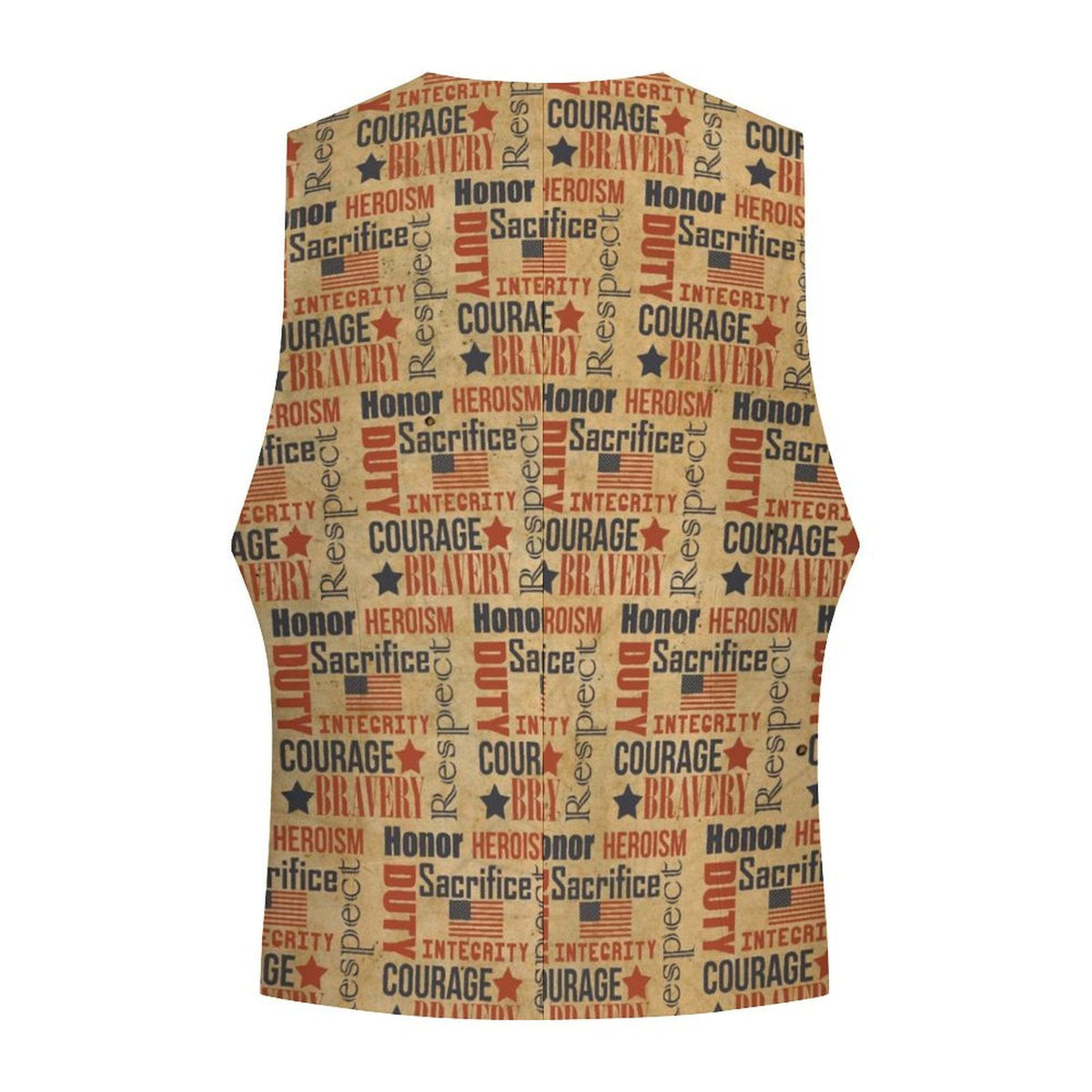 Baha Ranch Military Veteran Patriot Men's Vest